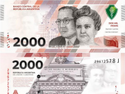 A FIN DE MES COMENZARÍA A CIRCULAR EL NUEVO Y YA DEVALUADO BILLETE DE 2000 PESOS. EL BANCO CENTRAL YA TIENE EN SU PODER UNA IMPORTANTE CANTIDAD.