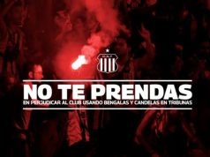TALLERES LANZÓ LA CAMPAÑA “NO TE PRENDAS” PARA ADVERTIR SANCIONES A LOS HINCHAS QUE USEN BENGALAS.