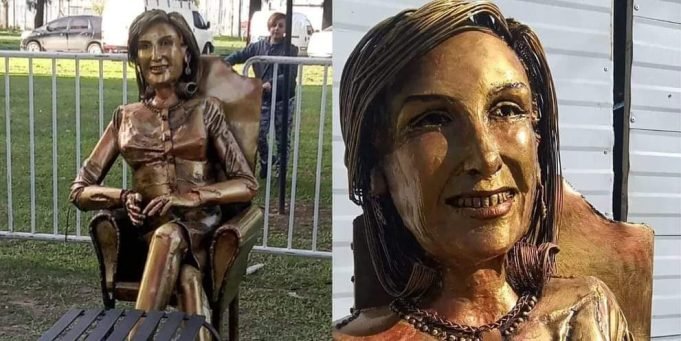 LA CHIQUI INMORTAL: ¡HICIERON UNA ESTATUA DE MIRTHA LEGRAND!