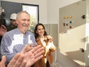 QUILINO: EL GOBERNADOR SCHIARETTI INAUGURÓ LA 1° ETAPA DE LA OBRA DE REACONDICIONAMIENTO Y MEJORAMIENTO DEL SISTEMA DE AGUA POTABLE.