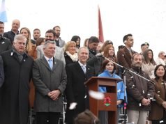 RÍO CUARTO: SCHIARETTI PRESIDIÓ EL ACTO DEL DÍA DE LA BANDERA.