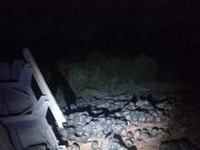 LAS SALINAS: VOLCÓ UN CAMIÓN QUE TRASLADABA 22MIL KILOS DE ZAPALLO CRIOLLO.