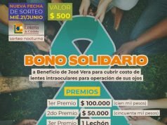 GANADORES DEL SORTEO DEL BONO SOLIDARIO A BENEFICIO DE JOSÉ VERA.