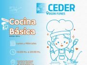 DEÁN FUNES: CONTINUÁN ABIERTAS LAS INSCRIPCIONES PARA EL CURSO DE COCINA BÁSICA.