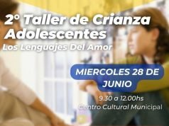 IMPORTANTE CAPACITACIÓN: ESTE MIÉRCOLES SE DICTARÁ EL 2° TALLER DE CAPACITACIÓN DE CRIANZA ADOLESCENTE.