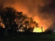 CONTUVIERON EL INCENDIO EN LA AUTOVÍA CÓRDOBA – CARLOS PAZ.