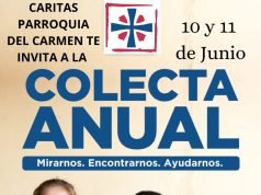 COLECTA ANUAL DE CÁRITAS: ESTE SÁBADO 10 Y DOMINGO 11 DE JUNIO VOLUNTARIOS VISITARÁN TU DOMICILIO.