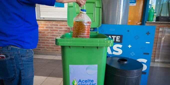 ACEITE CIRCULAR: DURANTE MAYO SE EVITÓ CONTAMINAR 160 MIL LITROS DE AGUA.