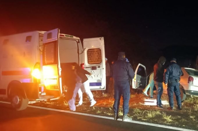 PARAJE EL RODEO: UN JOVEN DE 23 AÑOS SE DESCOMPENSÓ MIENTRAS CIRCULABA EN SU AUTO POR RUTA NACIONAL 9N.