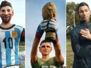 PASA EN REDES: LAS ESTATUAS DE MESSI, DIBU Y SCALONI EN ENTRE RÍOS QUE CAUSARON UNA OLA DE MEMES Y OPINIONES. ¡NI SE PARECEN!