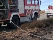 UN AUTO DE RALLY PROVOCÓ UN INCENDIO EN EL TRAMO DE COPINA.