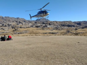 RESCATARON A UNA MUJER QUE SE DESCOMPESNSÓ EN EL CERRO CHAMPAQUÍ.