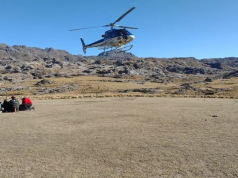 RESCATARON A UNA MUJER QUE SE DESCOMPESNSÓ EN EL CERRO CHAMPAQUÍ.