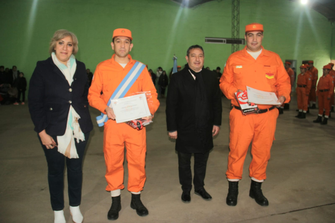 DEÁN FUNES: ACTO DEL DIA DEL BOMBERO VOLUNTARIO.