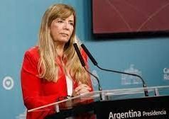 LA PORTAVOZ GABRIELA CERRUTI ASEGURÓ QUE EN ARGENTINA NO HAY HAMBRE, NI CRISIS ECONÓMICA.