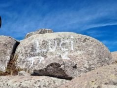 UN DETENIDO POR REALIZAR GRAFITIS EN PIEDRAS DE LAS ALTAS CUMBRES.