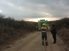 PARAJE LA TOMITA: BOMBEROS Y ETAC CONTROLARON DOS FOCOS ÍGNEOS CON UNA DISTANCIA DE 3KM ENTRE UNO Y OTRO. SE QUEMARON 10 HECTÁREAS EN TOTAL.