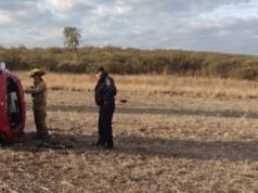 ACCIDENTE FATAL EN PARAJE JUAN GARCIA. FALLECIÓ UNA MUJER QUE CONDUCÍA UN PEUGEOT 208.