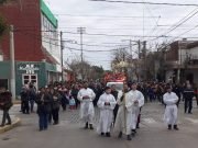 PESE AL FRÍO DEÁN FUNES CELEBRÓ SUS PATRONALES EN HONOR A LA VIRGEN DEL CARMEN.