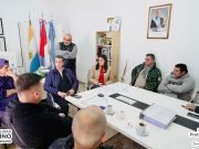 QUILINO: IMPORTANTE REUNIÓN SOBRE CONTROLES PARA LA ENTREGA DE LA 1° ETAPA DE LA OBRA DE AGUA POTABLE.