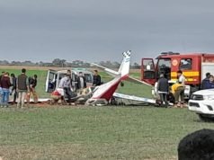CHACO: SE ESTRELLÓ UNA AVIONETA Y FALLECIERON DOS PERSONAS. SUCEDIO DURANTE LA APERTURA DE AGRONEA EN CHARATA. ¡MIRÁ!