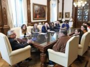 ALBERTO FERNÁNDEZ RECIBIÓ AL ABUELO DE LUCIO DUPUY.