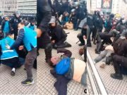 UN MANIFESTANTE SE DESCOMPENSÓ Y MURIÓ FRENTE AL OBELISCO EN MEDIO DE UN ENFRENTAMIENTO CON LA POLICÍA.