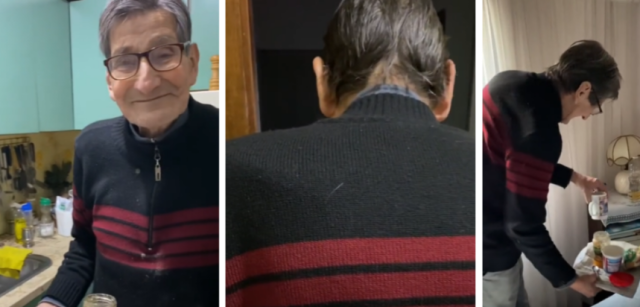 TIENE 80 AÑOS Y LE LLEVA EL DESAYUNO A LA CAMA A SU ESPOSA. ¡MIRÁ!