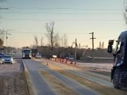 LA DORMIDA: CORTE TOTAL EN RUTAS N9 Y P16 POR DERRAME DE MATERIA GRASA. BOMBEROS TRABAJAN EN EL LUGAR.
