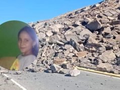 NEUQUEN: SE DERRUMBÓ EL CERRO DE LA VIRGEN Y UNA NIÑA SALVÓ A SUS PADRES CON SUS GRITOS.
