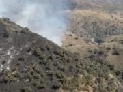 LOGRARON CONTENER EL INCENDIO DE POTRERO DE GARAY. PERO EL PERÍMETRO ES INESTABLE.