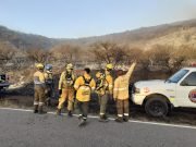 BOMBEROS Y ETAC LOGRARON CONTENER TRES FOCOS DE INCENDIO EN LA PROVINCIA.