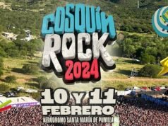 COSQUÍN ROCK 2024: PALAZZO ANUNCIÓ LAS GRILLAS PARA EL 10 Y 11 DE FEBRERO.