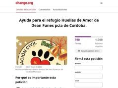 PRESUNTA ESTAFA MILLONARIA EN NOMBRE DEL REFUGIO HUELLAS DE AMOR EN CHANGE.ORG.