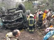 NEUQUÉN: DESBARRANCÓ UN CAMIÓN DEL EJÉRCITO. MURIERON 4 SOLDADOS Y HAY MÁS DE 20 HERIDOS.