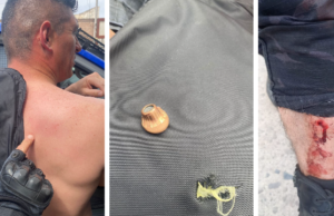 EL JEFE DE INFANTERÍA DE CÓRDOBA FUE BALEADO. LO SALVÓ EL CHALECO.