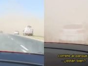 PASA EN REDES: UNA FAMILIA FILMÓ EL MOMENTO EXACTO DEL CHOQUE EN CADENA. ¡MIRÁ!