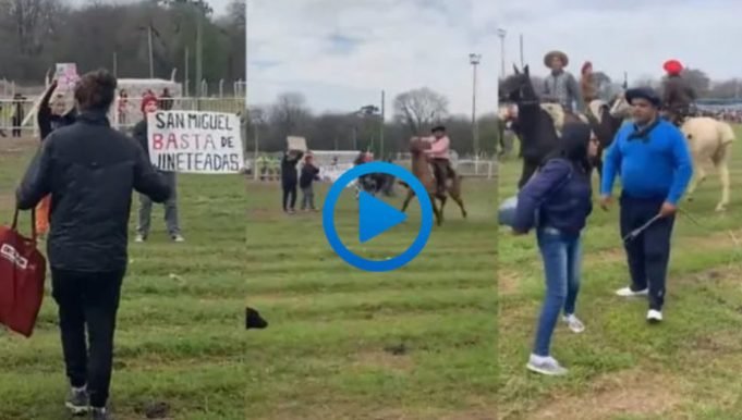 PASA EN REDES: JINETES SACARON A “REBENCAZOS” A PROTECCIONISTAS ANTI DOMA.¡MIRÁ!