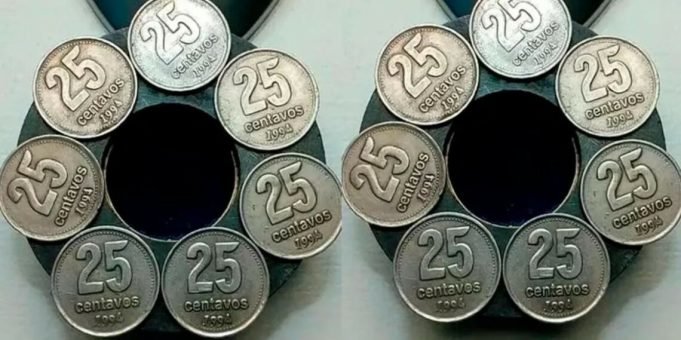 ¡REVISÁ CAJONES! PAGAN HASTA $30.000 POR UNA MONEDA DE 25 CENTAVOS.