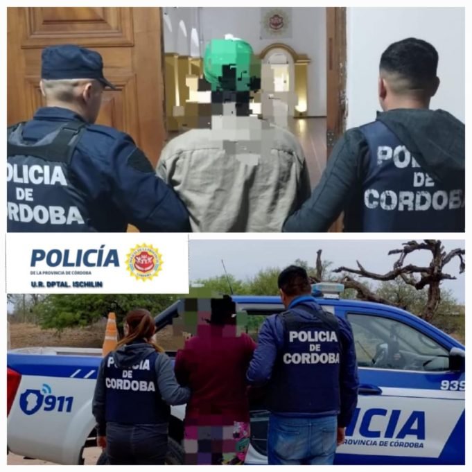 DETUVIERON A UNA MUJER EN CHUÑA Y A UN HOMBRE EN OLIVARES POR LESIONES LEVES CALIFICADAS POR EL VÍNCULO.