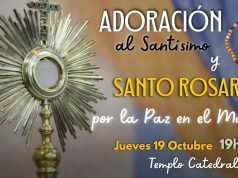 DEÁN FUNES: ESTE JUEVES FIELES CATÓLICOS REZARÁN PARA PEDIR POR LA PAZ EN EL MUNDO.