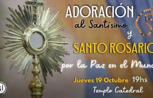 DEÁN FUNES: ESTE JUEVES FIELES CATÓLICOS REZARÁN PARA PEDIR POR LA PAZ EN EL MUNDO.