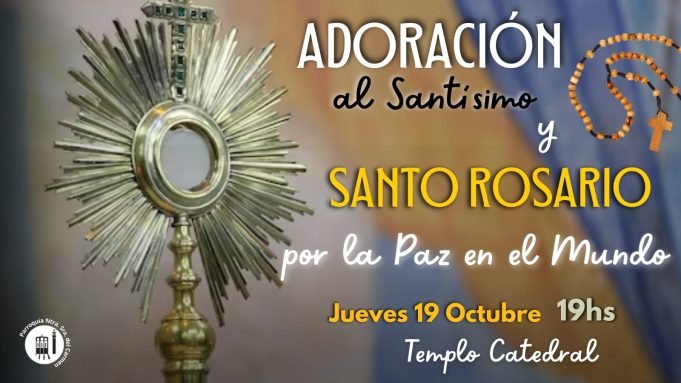 DEÁN FUNES: ESTE JUEVES FIELES CATÓLICOS REZARÁN PARA PEDIR POR LA PAZ EN EL MUNDO.