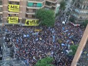 IMPRESIONANTE CIERRE DE CAMPAÑA DE MILEI EN CÓRDOBA.
