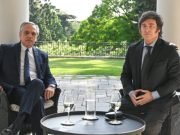 LA FOTO DEL DÍA: MILEI SE REUNIÓ CON ALBERTO FERNÁNDEZ PARA HABLAR DE LA TRANSICIÓN DE PODER.