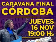 MILEI CIERRA SU CAMPAÑA EN CÓRDOBA ESTE JUEVES 16 DE NOVIEMBRE EN PATIO OLMOS.