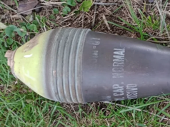 HALLARON UN PROYECTIL MILITAR ACTIVO EN CERRO COLORADO.