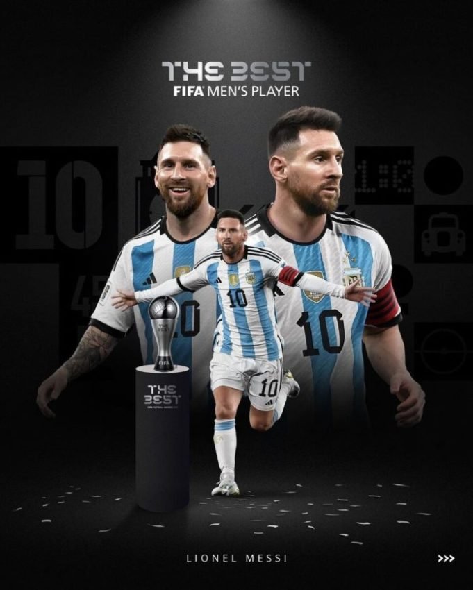 MESSI SE QUEDÓ OTRA VEZ CON EL PREMIO “THE BEST”.