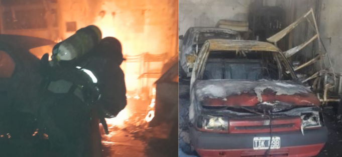 DELINCUENTES ROBARON Y LE PRENDIERON FUEGO AL TALLER DE UN JUBILADO DE 77 AÑOS.
