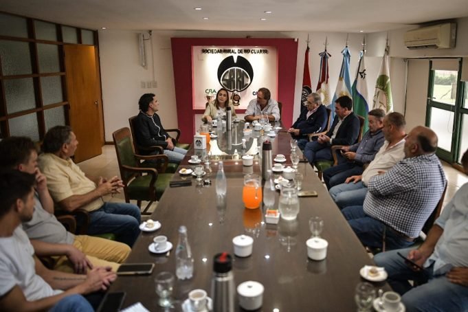 MYRIAN PRUNOTTO SE REUNIÓ CON REFERENTES DEL SECTOR AGROPECUARIO EN RIO CUARTO.